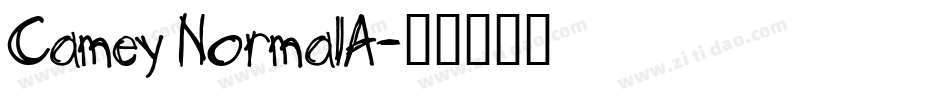 Camey NormalA字体转换
